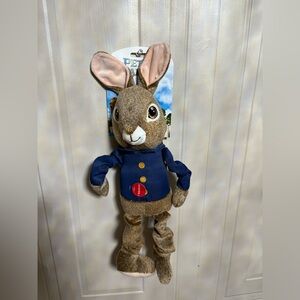 Brand New  Peter Rabbit Dog Toy With Squeaker 18”